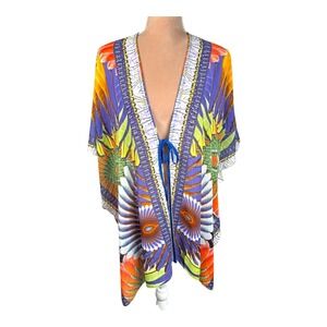 Do Everything In‎ Love Kimono Top Cover Up One/Size Beach Resort Summer Vacation